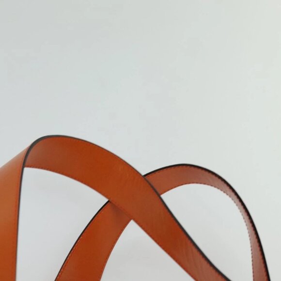 CELINE Tote Bag Leather Gold Orange Auth - Picture 8 of 16